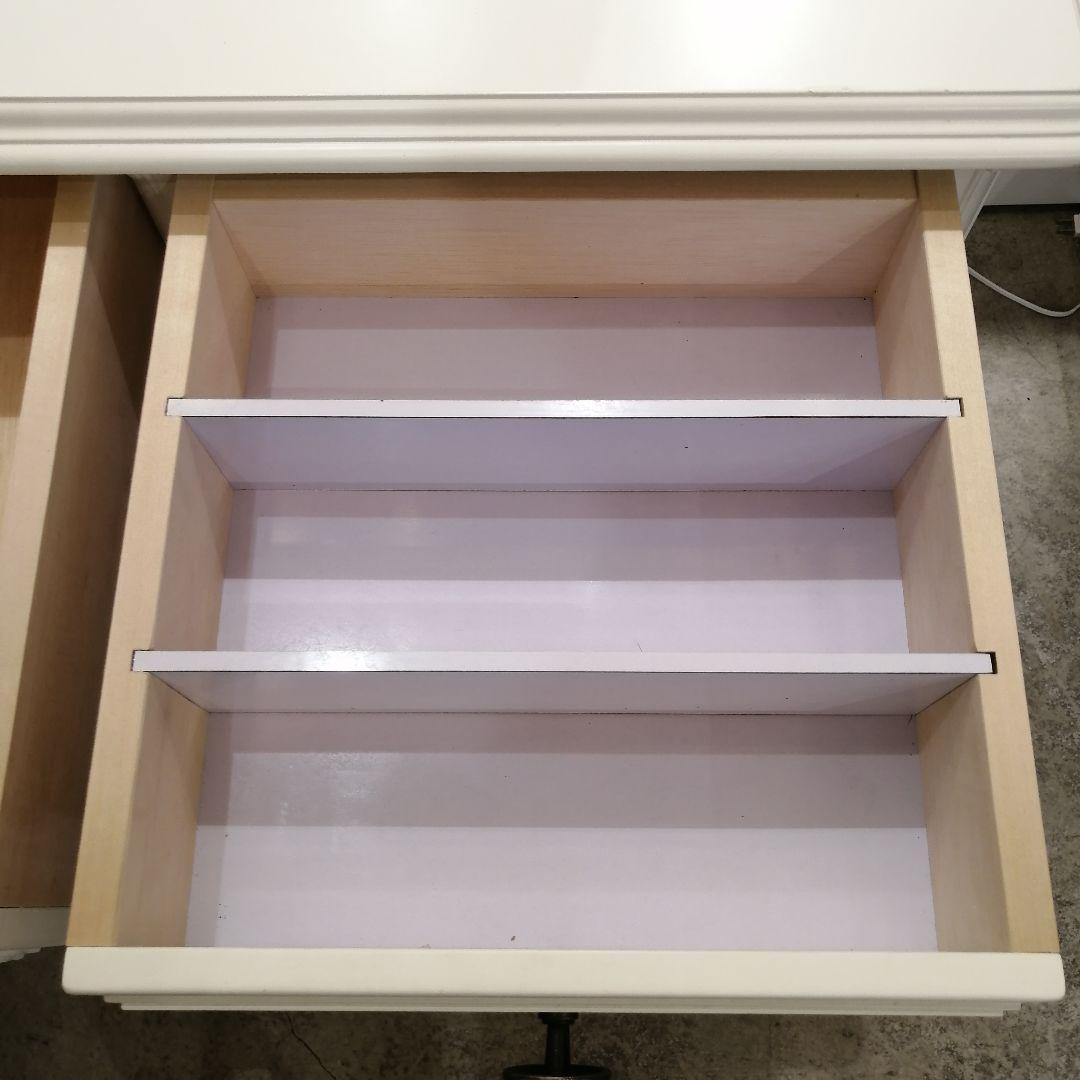 1+【2点セット】 セリーヌ ドレッサー チェア セット 東海家具 化粧台