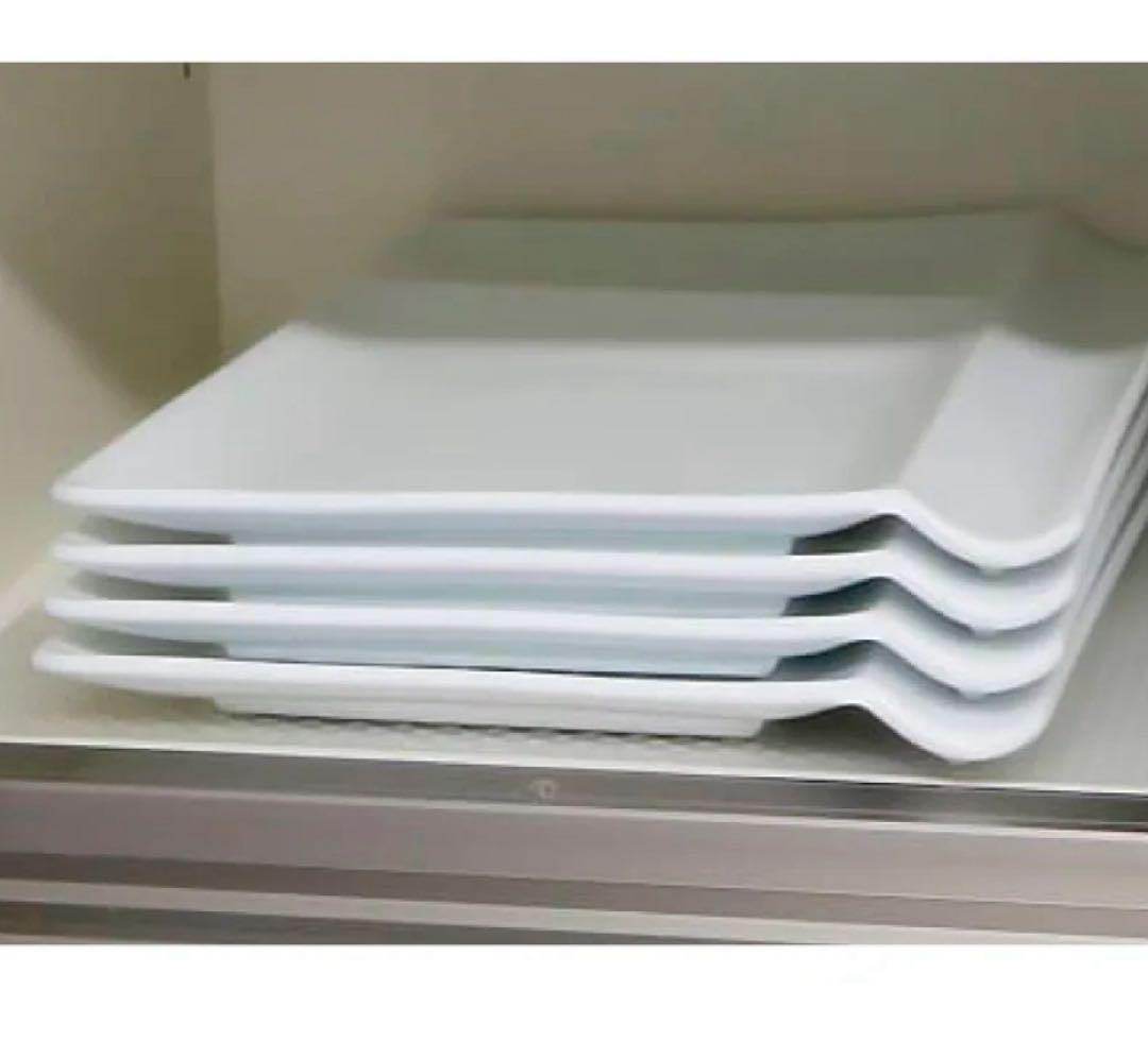 miyama 箸置き付仕切り小皿 イゾラ　パレットプレート　8枚セット　日本製