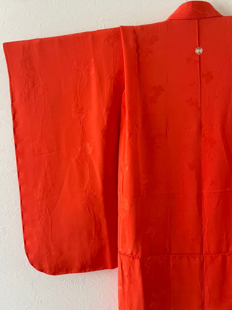 七五三　7歳　正絹　色無地　お着物セット