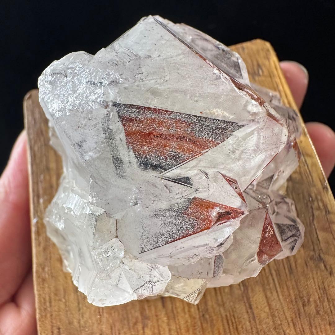 天然石 オーラライト共生水晶の原石　置物　鉱物F.05