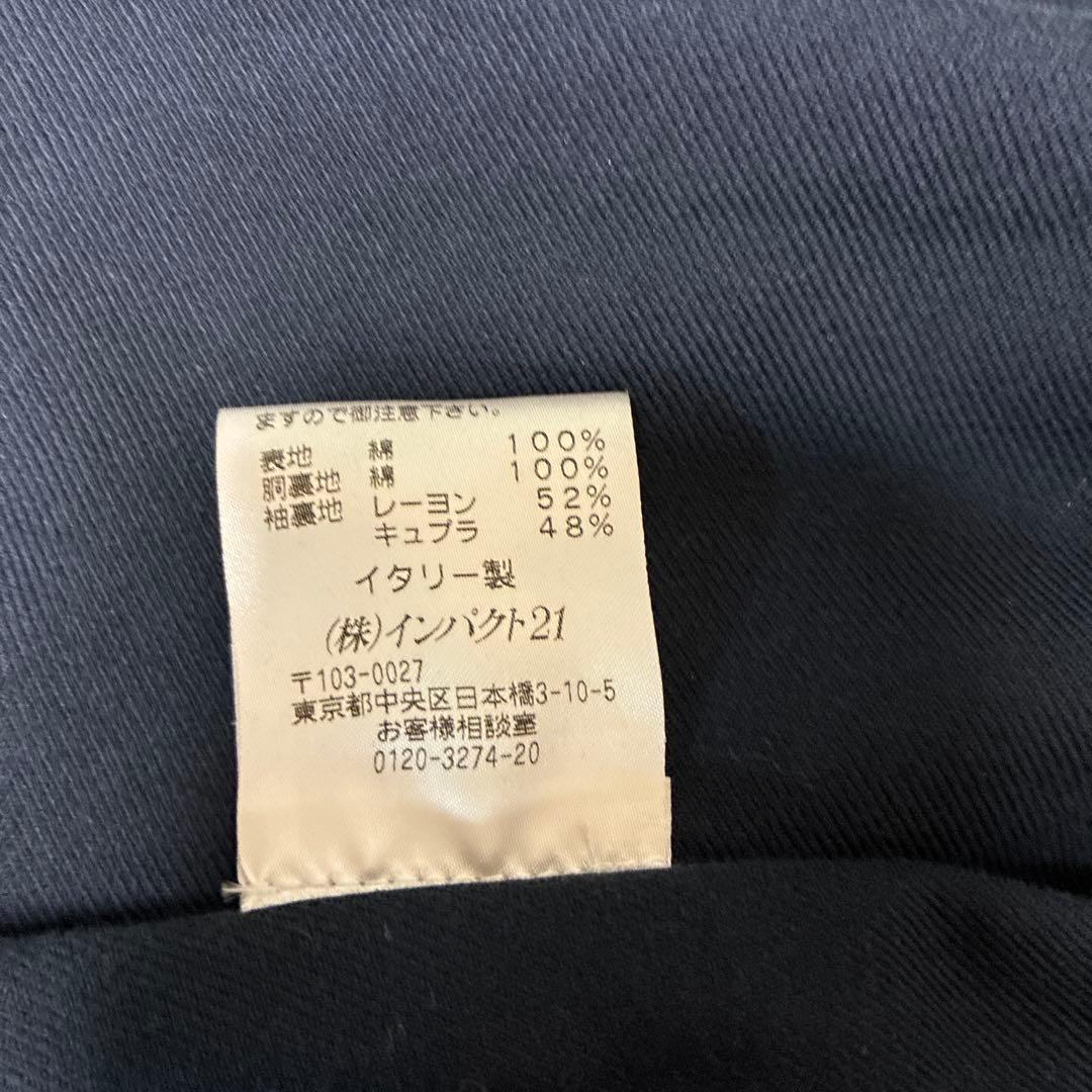 ラルフローレン　ブラック トレンチコート　イタリー製　ビンテージ