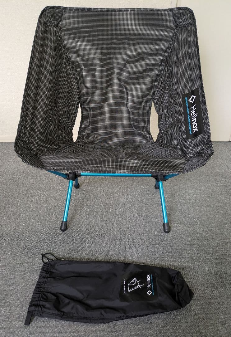 超絶軽い♪Helinox ヘリノックス チェアゼロ　ブラック　（未使用に近い）