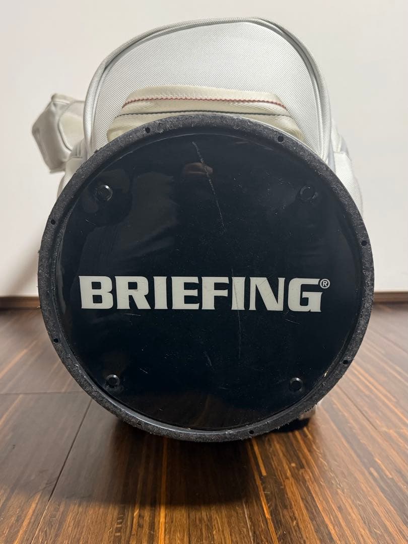 BRIEFING キャディバッグ CR-3 ホワイト シルバー ブリーフィング