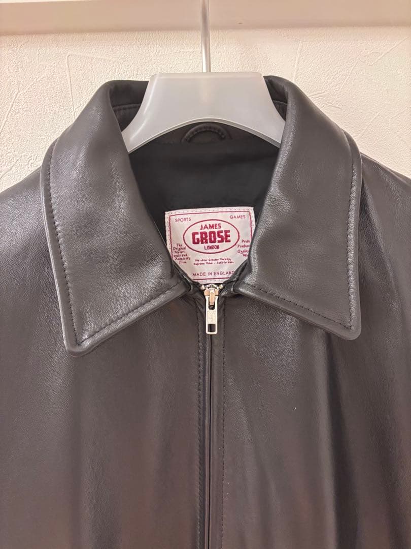 【新品未使用】 JAMES GROSE CARLTON ZIP JACKET