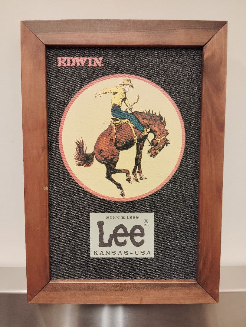 EDWIN エドウィン lee 看板　リーバイス　インテリア　店舗販促