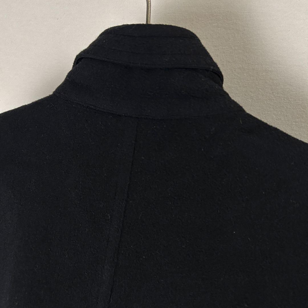 Vintage 90s【変形】all black wool jacket