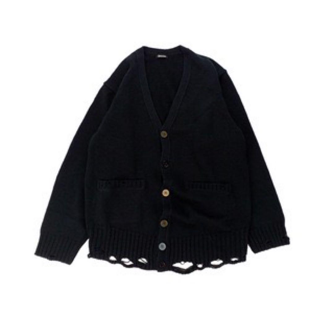 Undercoverism アンダーカバーイズムダメージカーディガン