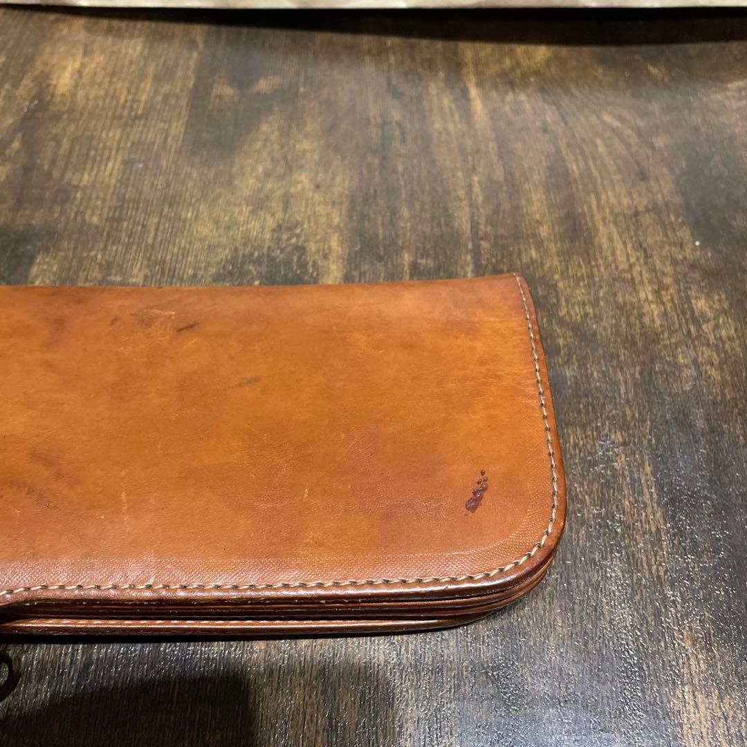 RED MOON レザー長財布 ベージュ　ベージュ