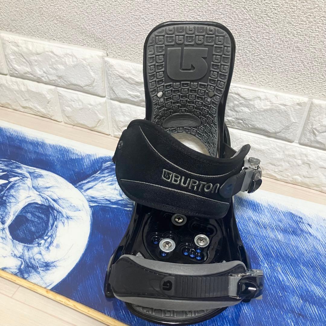 バック付/BURTON TWINバートンスノーボード154cm/バインディングM
