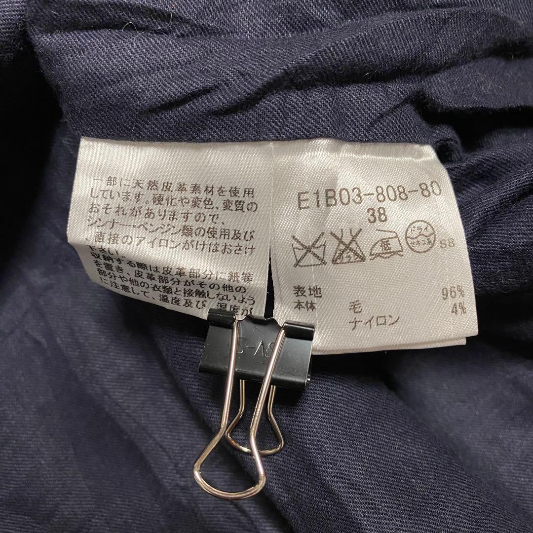 BURBERRY BLUE LABEL ショートダッフルコート チェック柄