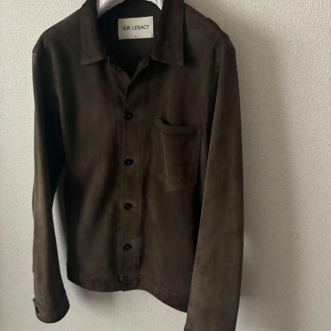 OUR LEGACY ブラウン　スエードシャツ スウェードジャケット