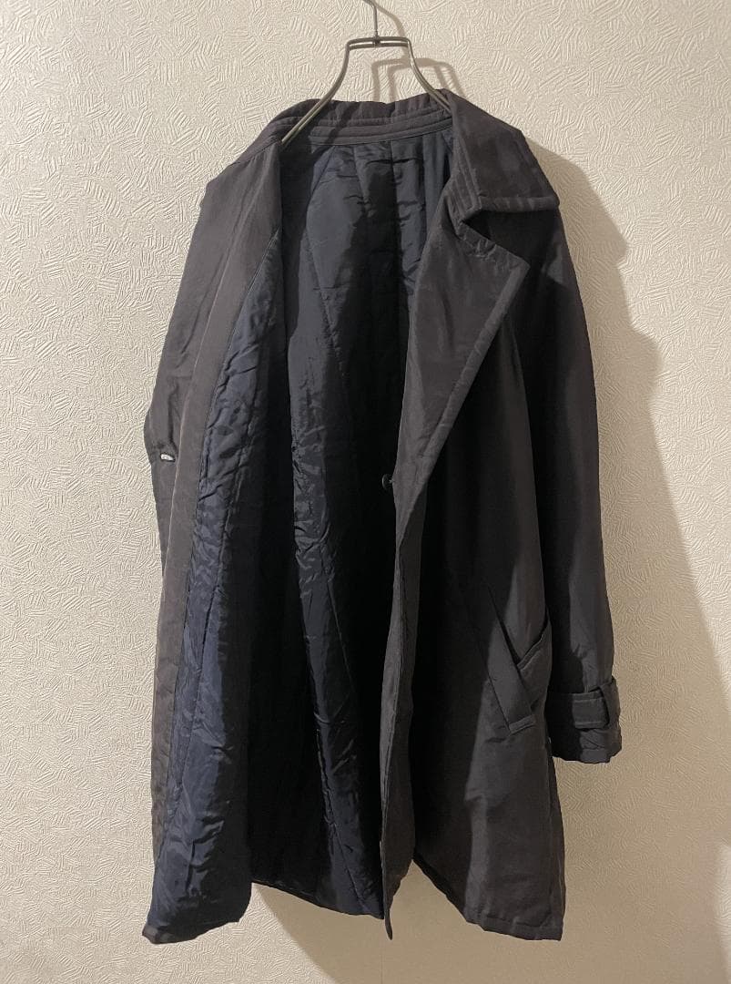 Y's Yohji Yamamoto シルク パデッド トレンチ コート