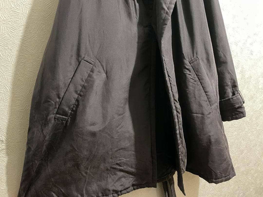 Y's Yohji Yamamoto シルク パデッド トレンチ コート