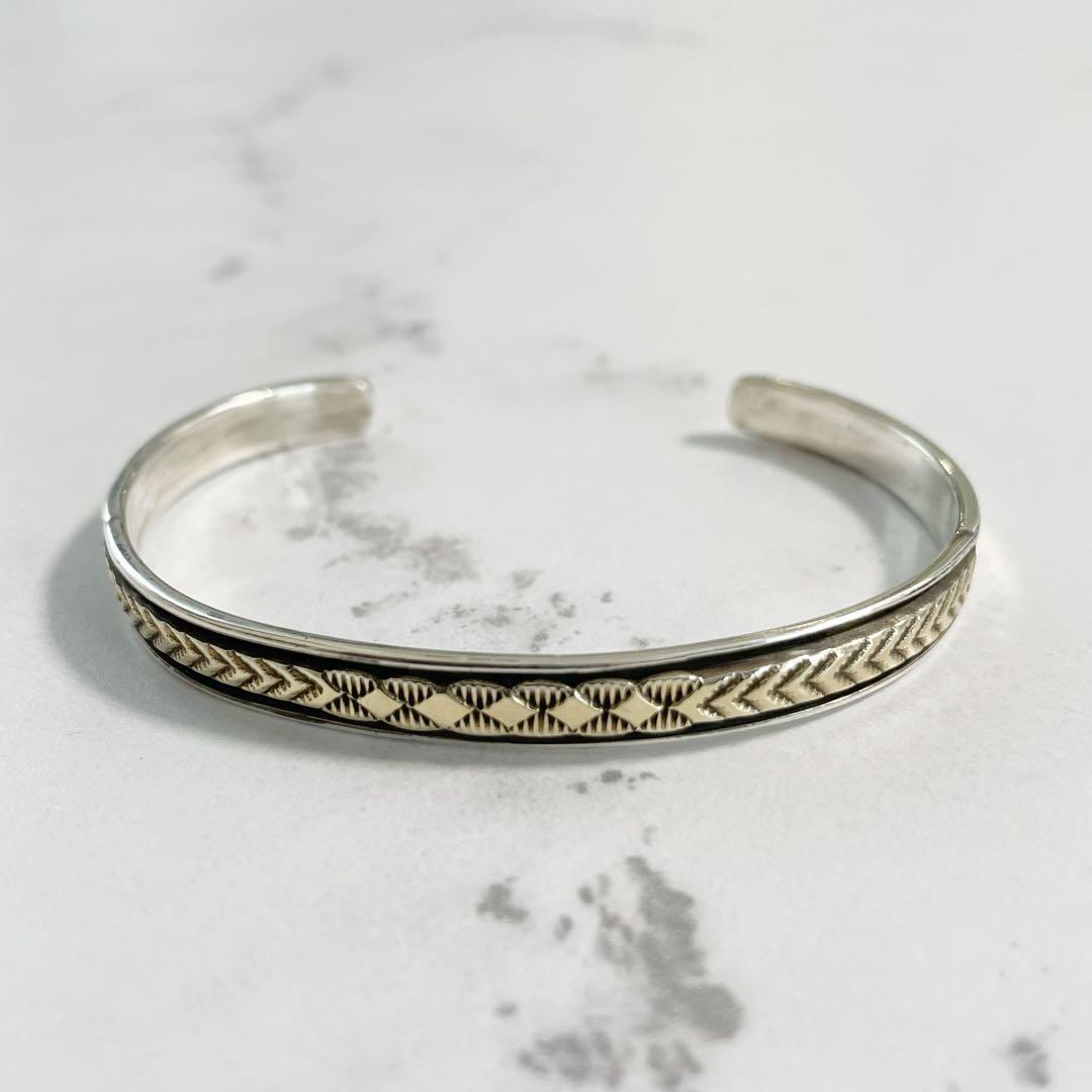 Bruce Morgan　ブルースモーガン　バングル　ブレス　シルバー　14K