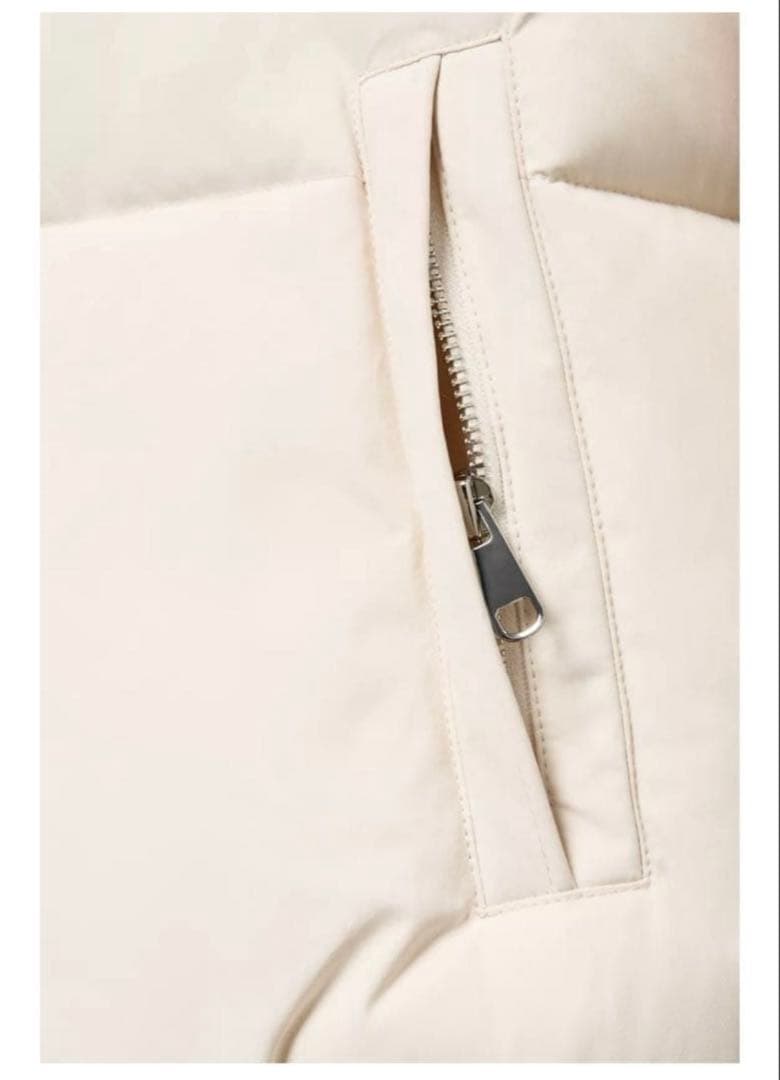 y*様 ZARA フェイクシープスキンフード付き撥水ウィンドブレーカーアノラック