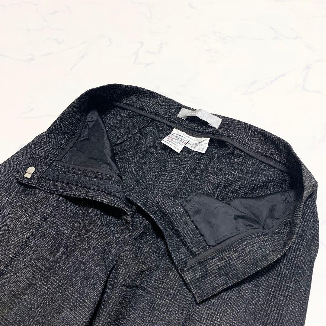 【美品】 マックスマーラ セットアップ ジャケット パンツ ダークグレー 36