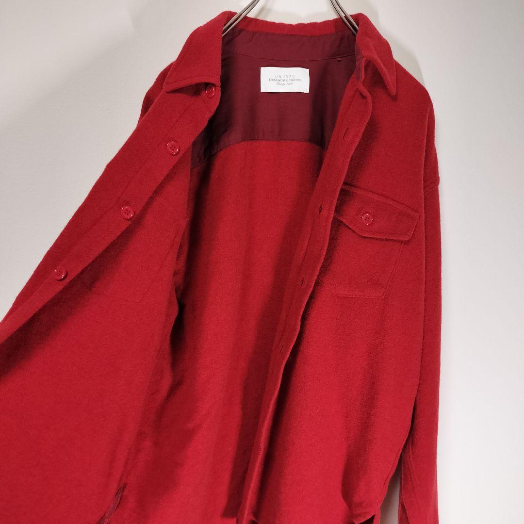 UNUSED アンユーズド ウールシャツ ジャケット メンズ トップス アウター