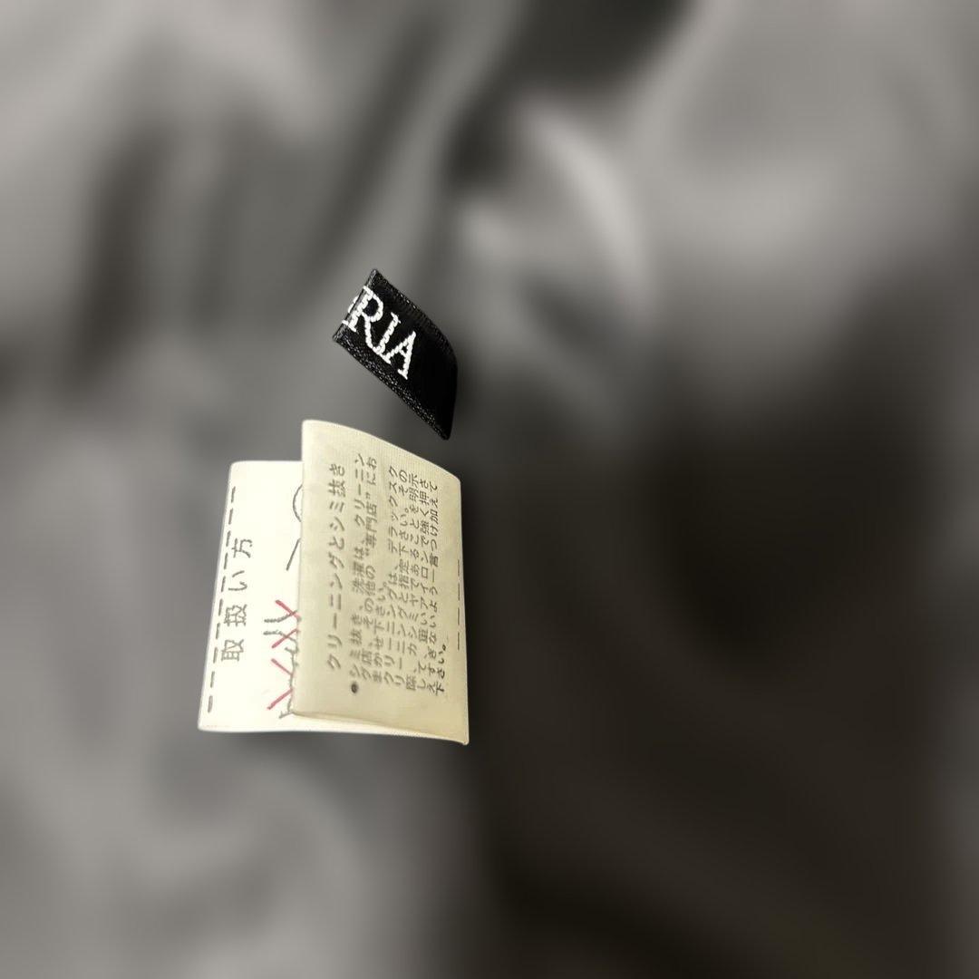 美品 ADRIA カシミヤ100% ロングコート 黒 pure cashmere