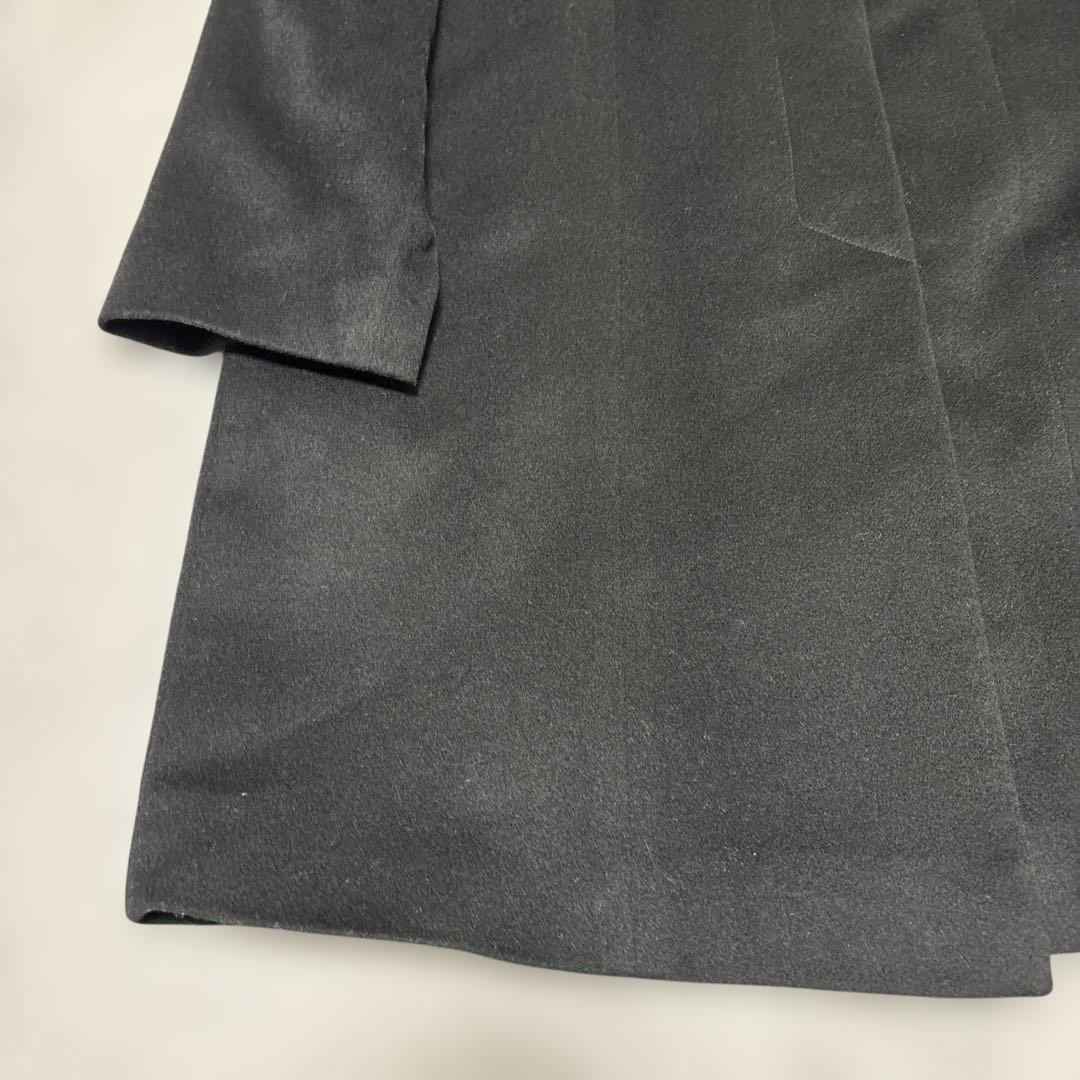 美品 ADRIA カシミヤ100% ロングコート 黒 pure cashmere