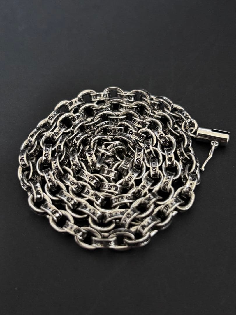 ネックレス ラージクロス ペーパーチェーン シルバー925