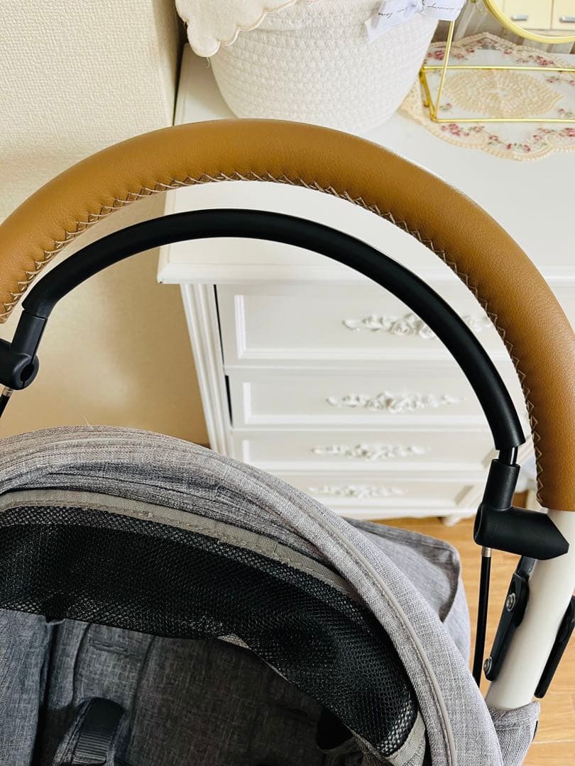 美品AirBuggyエアバギーココブレーキエクストラフロムバース　アースグレイ