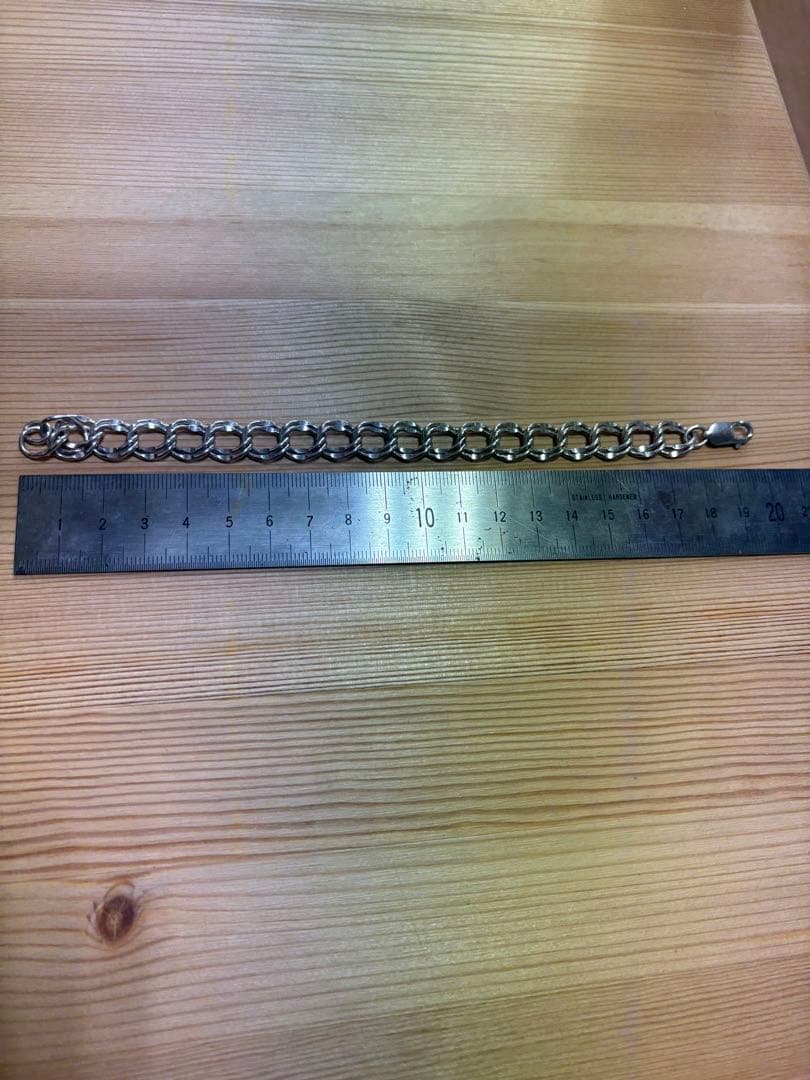 シルバーブレスレット 19.8cm 16.75g
