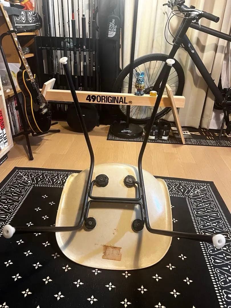 1950s ハーマンミラー　イームズ　シェルチェア　クリーム色　ヴィンテージ