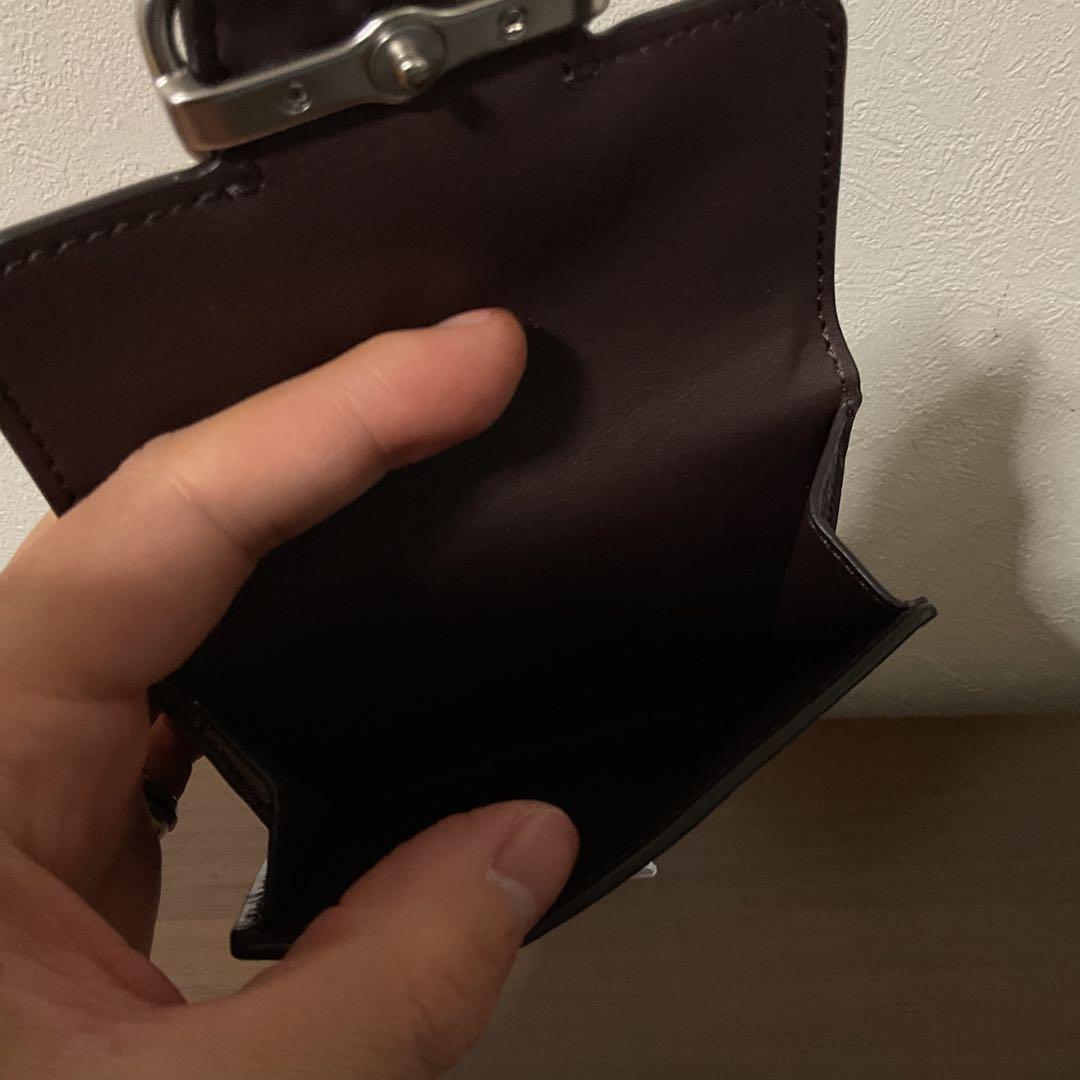 care 新品未使用 美品 コーチ レザー クロコエンボス Morgan