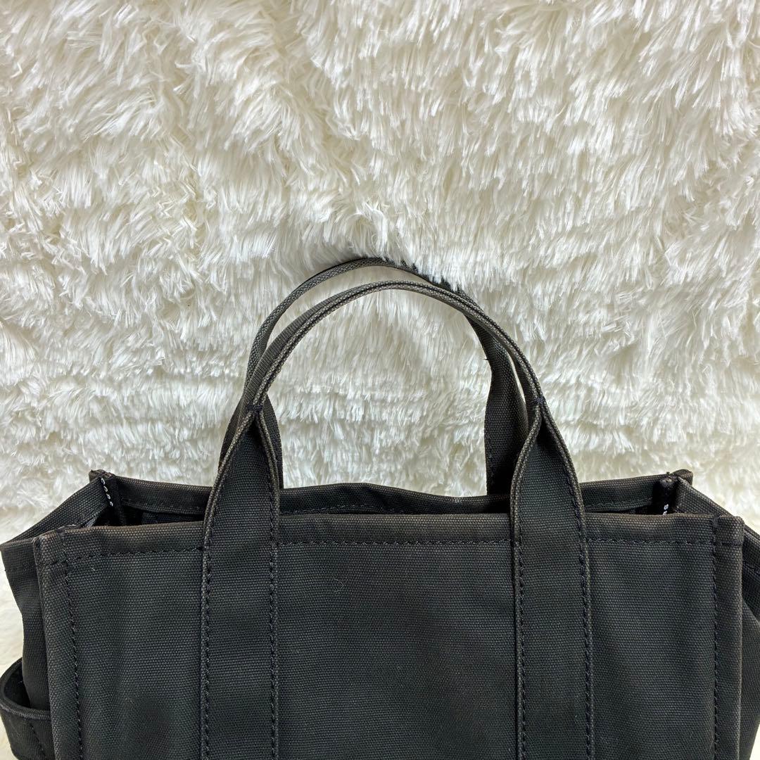 マークジェイコブス　ザ トートバッグ 2way A4可ブラック キャンバス