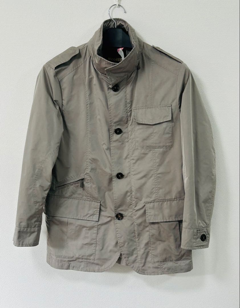 ムーレー　PORTO グレージュ　ミリタリージャケット　M65 48
