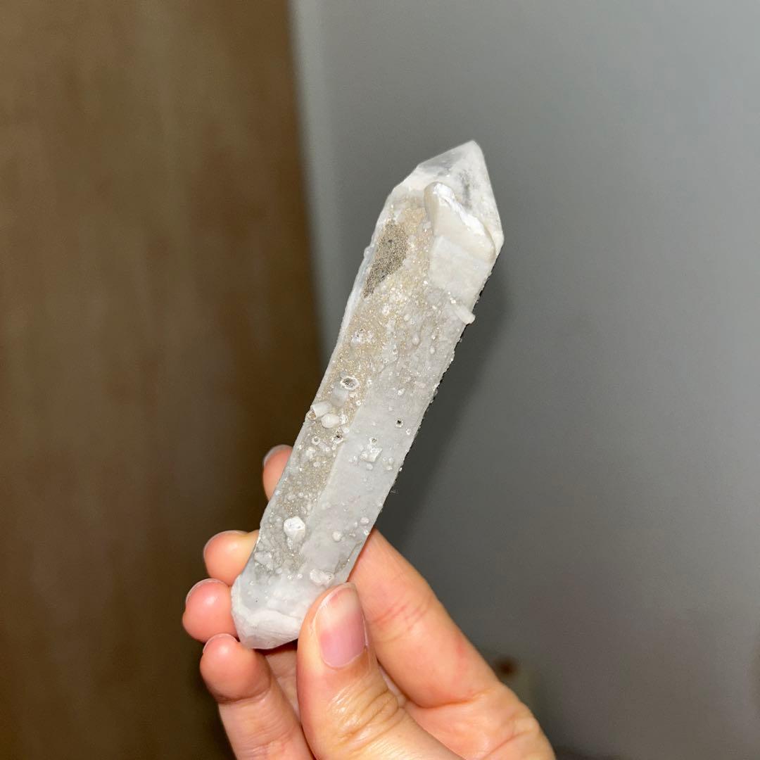 内モンゴル産 カルサイトクォーツ 天然石 レア 置物