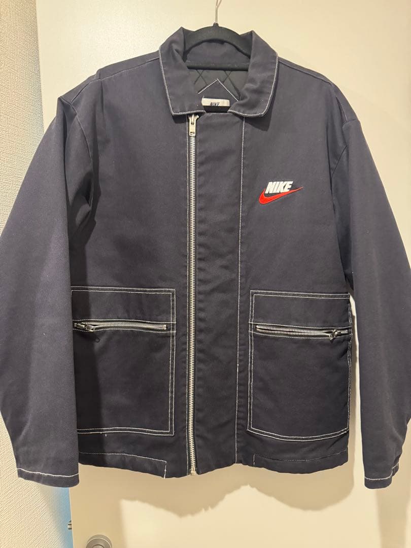 Supreme NIKE DOUBLE ZIP WORK JACKET ブラック