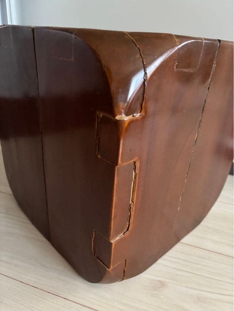 木製　小物収納 3段引き出し ブラウン　アンティーク　ヴィンテージ家具　小物入れ