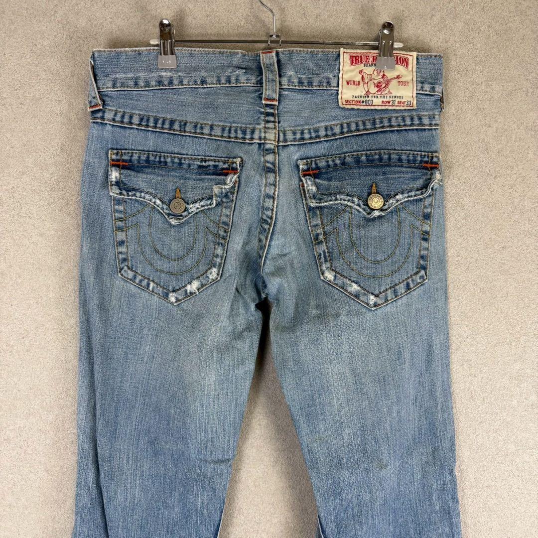 希少 TRUE RELIGION トゥルーレリジョン 米国製 デニムパンツ