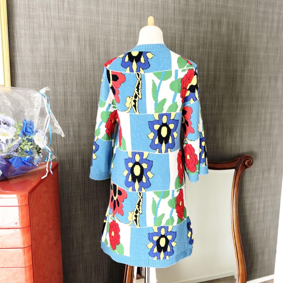 極美品　CHANEL シャネル　ドバイ　コレクション　カーディガン　コート　花