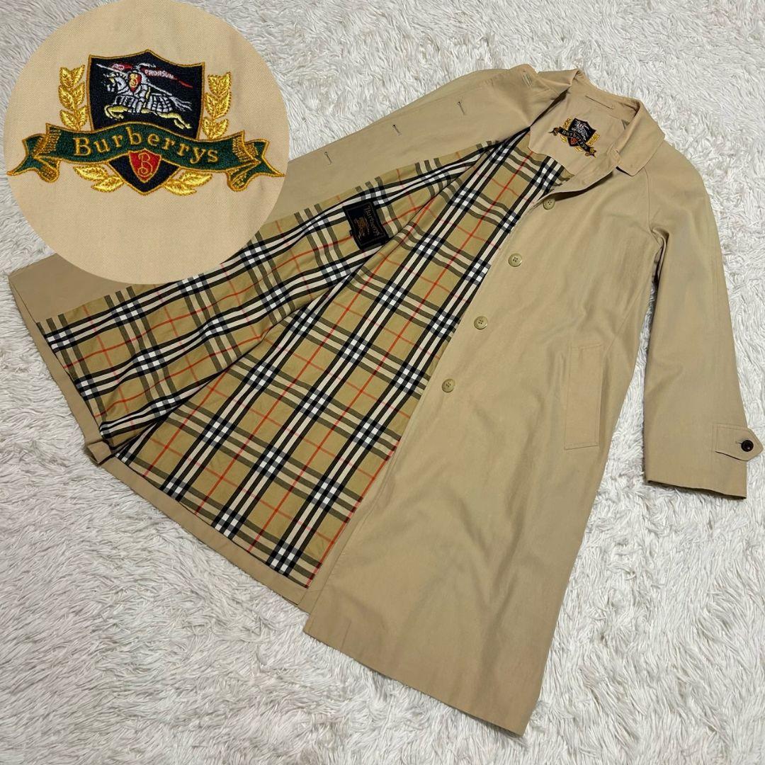 BURBERRY バーバリー ノバチェック アーカイブロゴ ステンカラーコート
