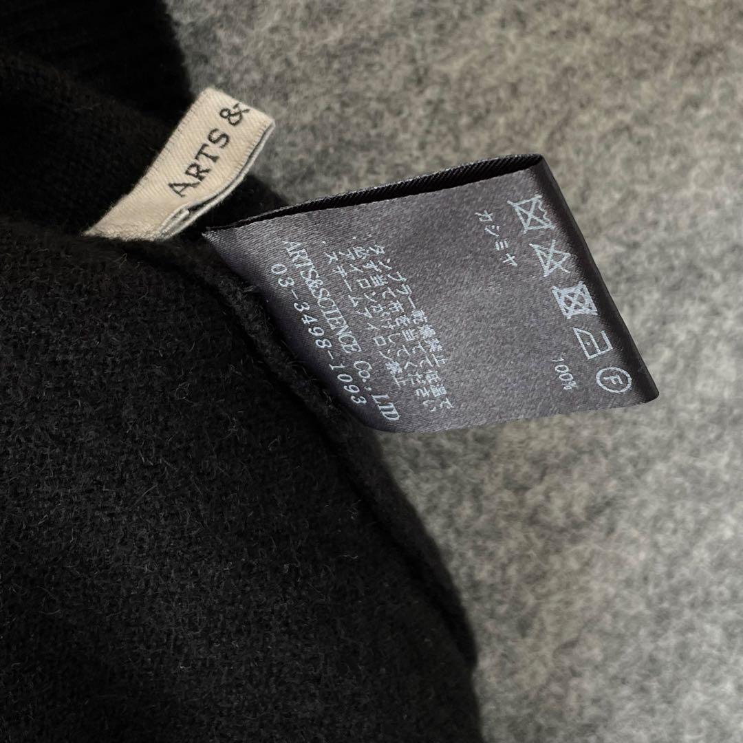ARTS&SCIENCE Boyfriend sweater 1 カシミヤ 黒