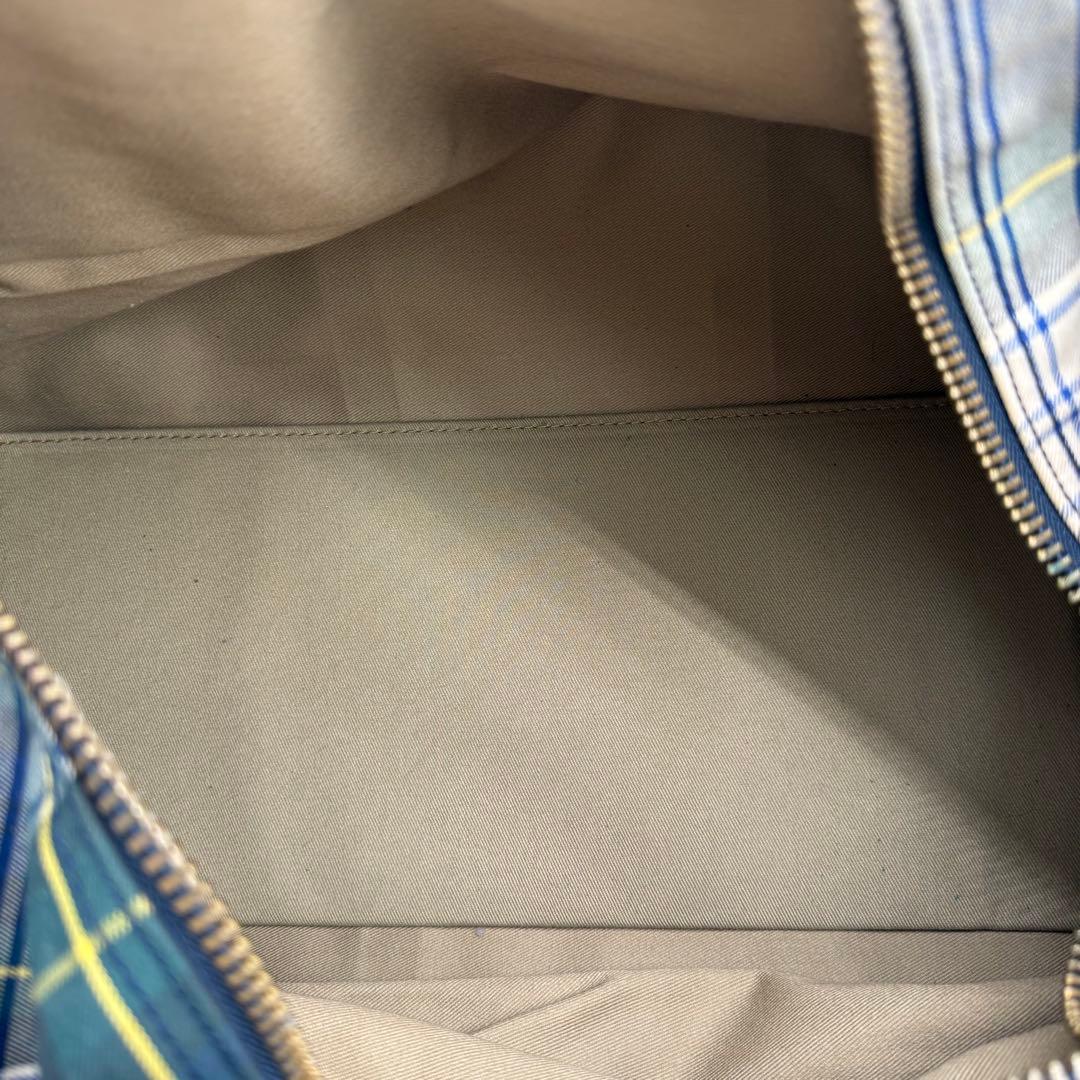 【美品】Ralph Lauren タータンチェック ボストンバッグ 2way