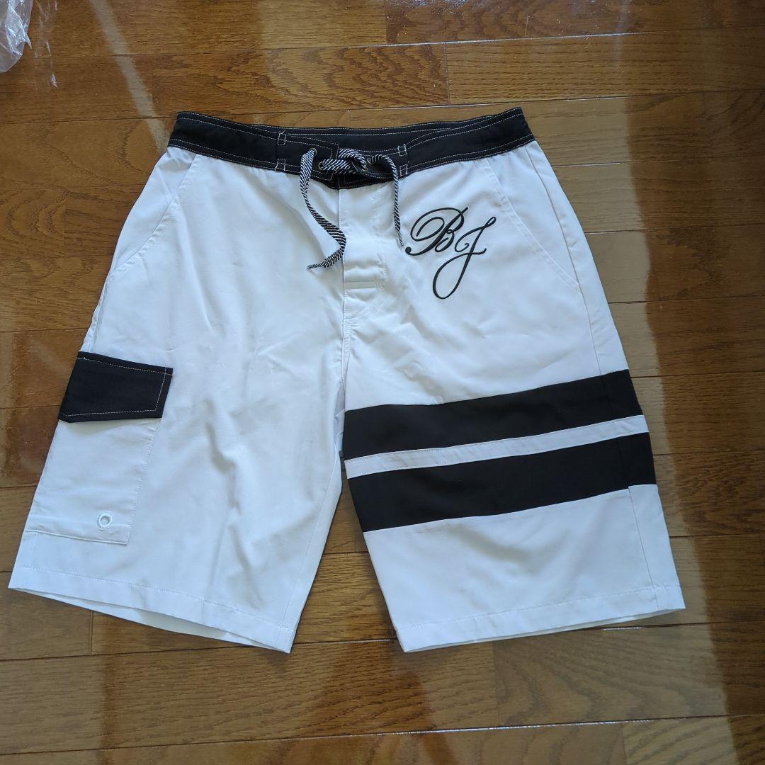 BBJ ベストボディジャパン公式サーフパンツ(メンズ予選用) サイズS ホワイト