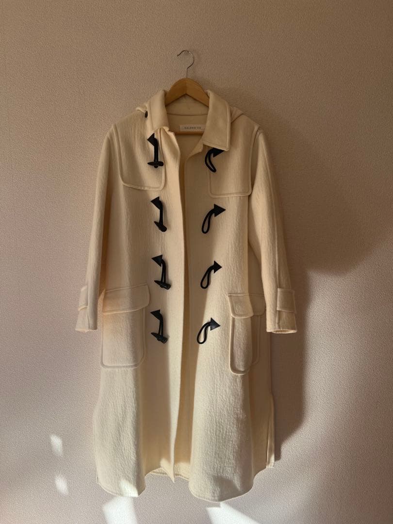 新品　GALERIE VIE ランダムウール　ロング　ダッフル　コート