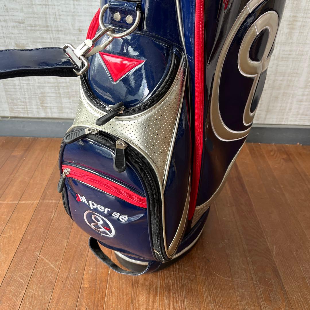 【中古品】and per se/アンパスィ スタンドキャディバッグ 限定カラー