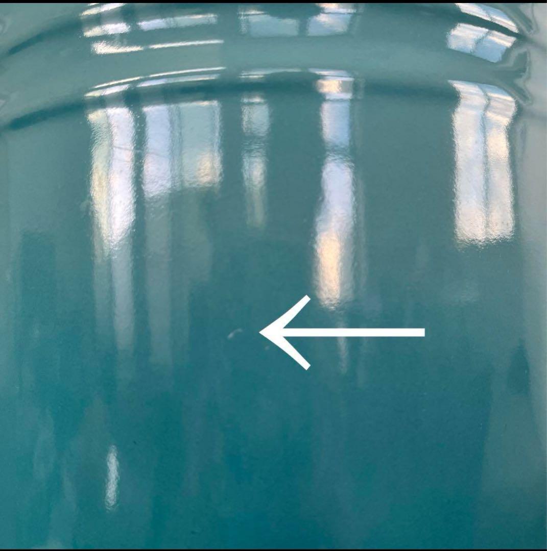 ルクルーゼ　キャニスター　カリビアンブルー　特大サイズ