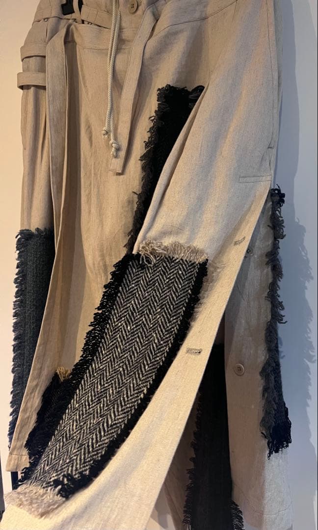 ヨウジヤマモト プールオム 23ss ラウールパッチワークセットアップ