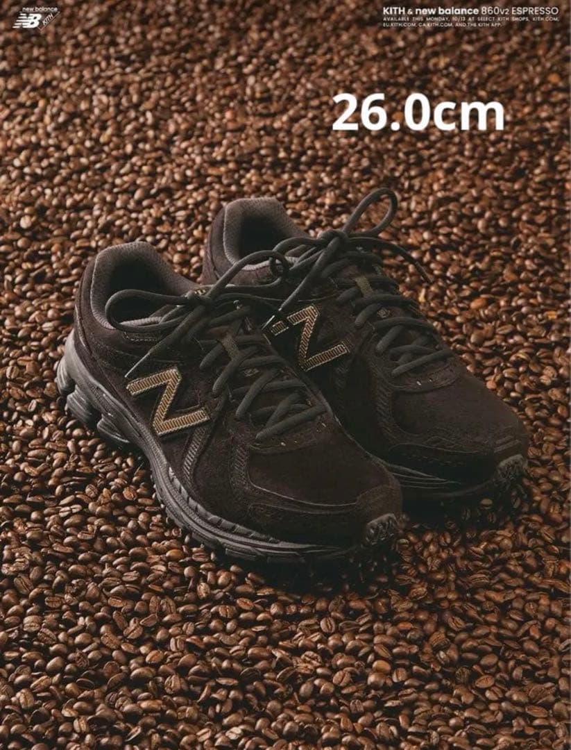 Kith x New Balance 860V2 Espresso 26㎝