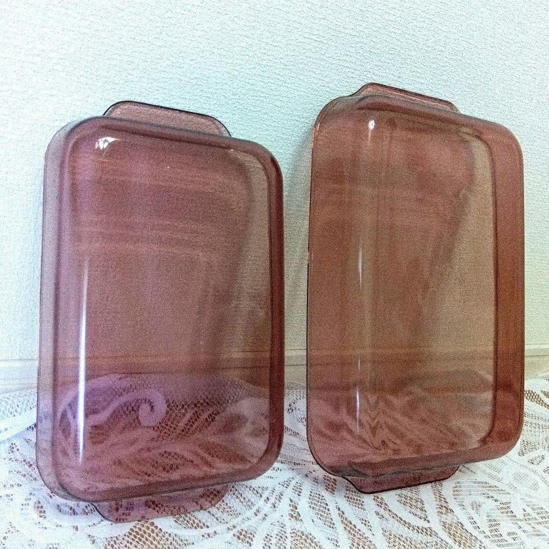 希少レア品 未使用 クランベリー　PYREX 2L3L セット　ベイク皿