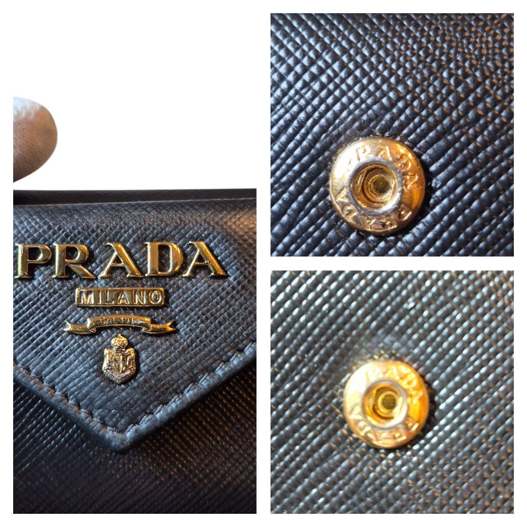 ＰＲＡＤＡ　プラダ　サフィアーノ　三つ折り財布