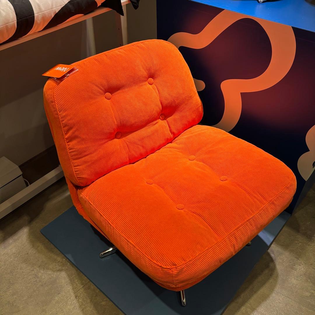 {新品○●未開封}イケア 回転パーソナルチェア ディヴリンゲ オレンジ 椅子