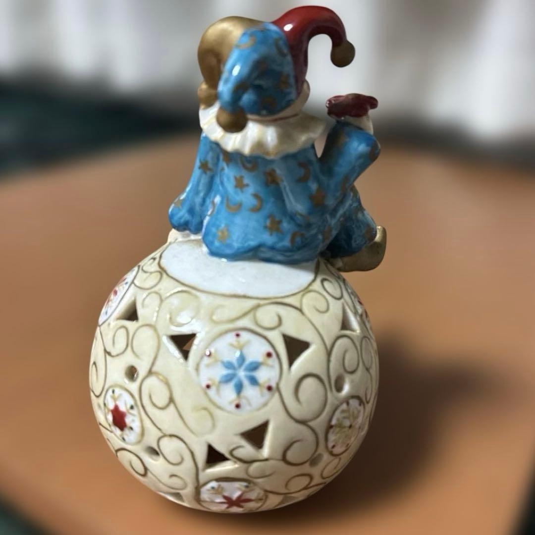 【超美品】ビレロイボッホ　北欧　北欧雑貨　インテリア雑貨　ピエロ　キャンドル置物