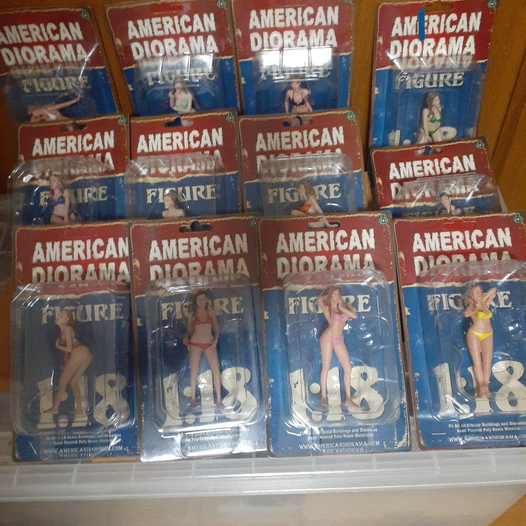 アメリカンジオラマフィギュア　1/18ビキニガール