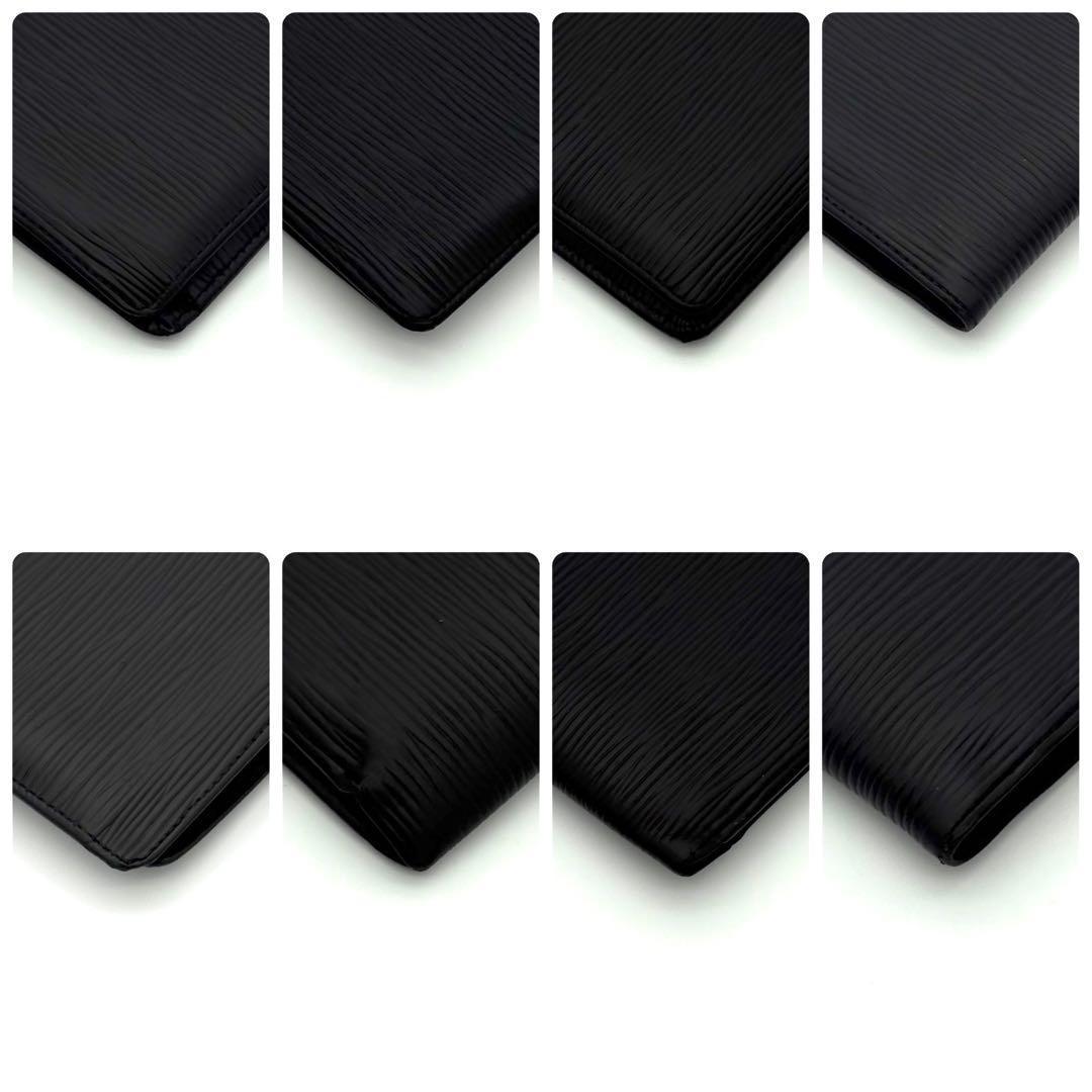 ルイヴィトン 折財布 エピ ノワール ポルトフォイユ マルコ 黒 2051